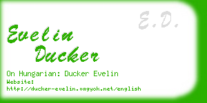 evelin ducker business card